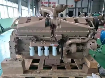 Cummins qsk 38 50 hz 38l 12 silindr 911-1548 kW yn ddelfrydol ar gyfer genset, rheilffordd, mwyngloddio, pwmp, bwâr busld, olew, nwy